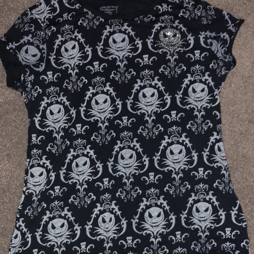 Disney store Jack Skellington shirt X-small